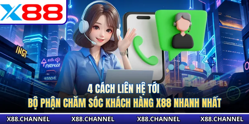4 cách liên hệ tới bộ phận chăm sóc khách hàng X88 nhanh nhất