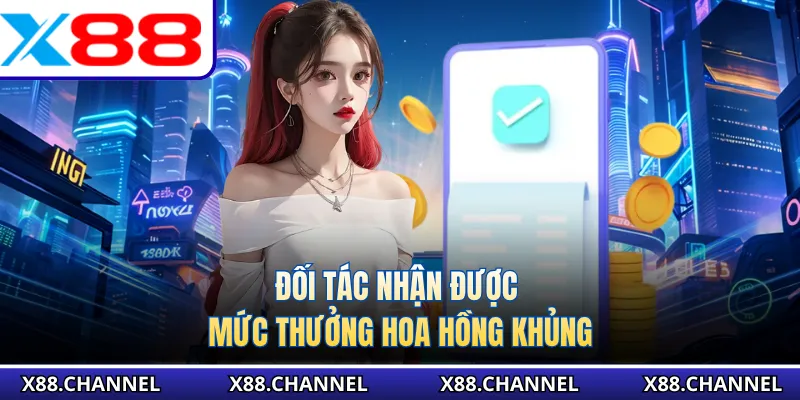 Đối tác nhận được mức thưởng hoa hồng khủng