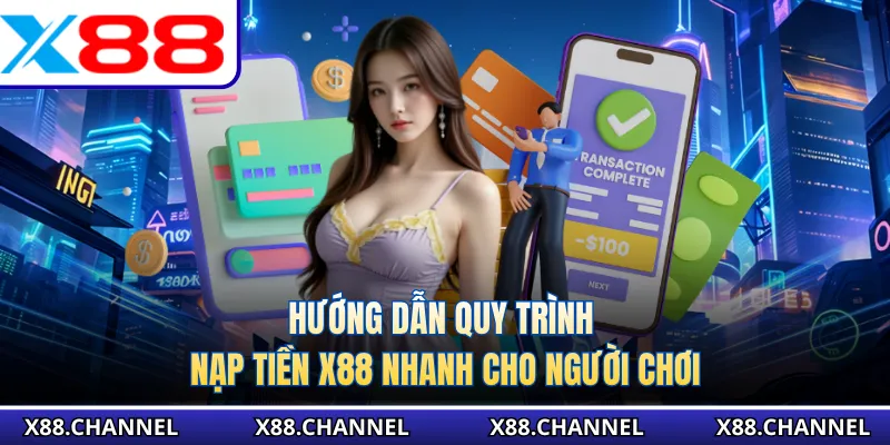 Hướng dẫn quy trình nạp tiền X88 nhanh cho người chơi