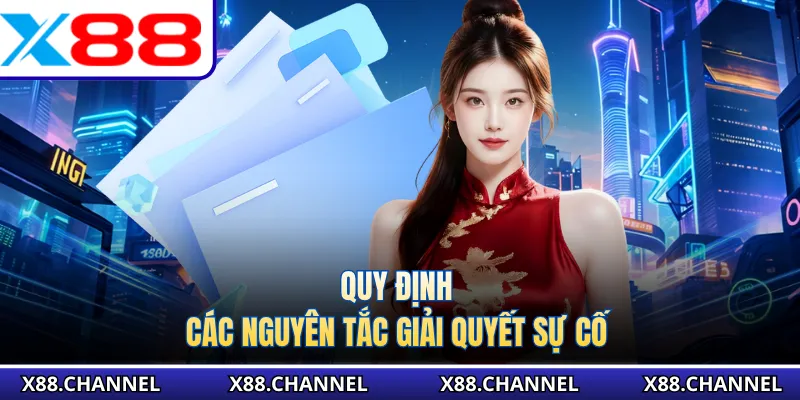 Quy định các nguyên tắc giải quyết sự cố