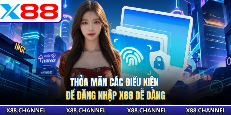 Thỏa mãn các điều kiện để đăng nhập X88 dễ dàng