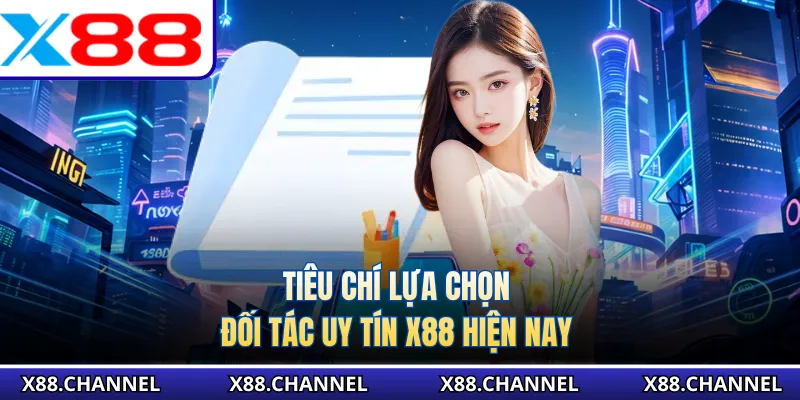 Tiêu chí lựa chọn đối tác uy tín X88 hiện nay