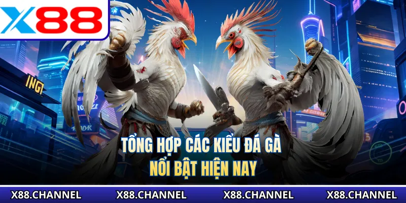 Tổng hợp các kiểu đá gà nổi bật hiện nay