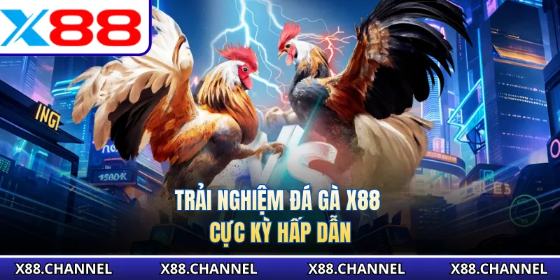 Trải nghiệm đá gà X88 cực kỳ hấp dẫn